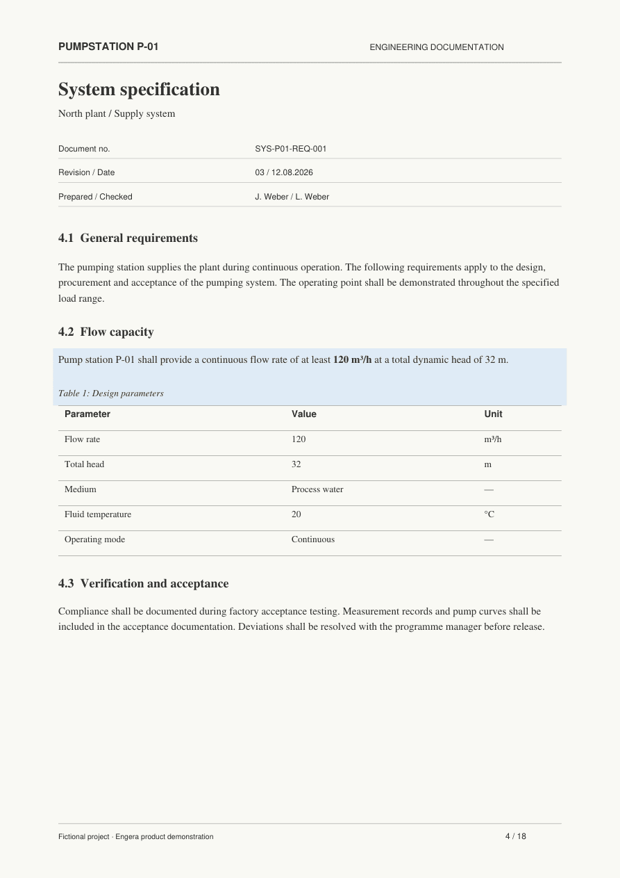 System specification · Revision 3